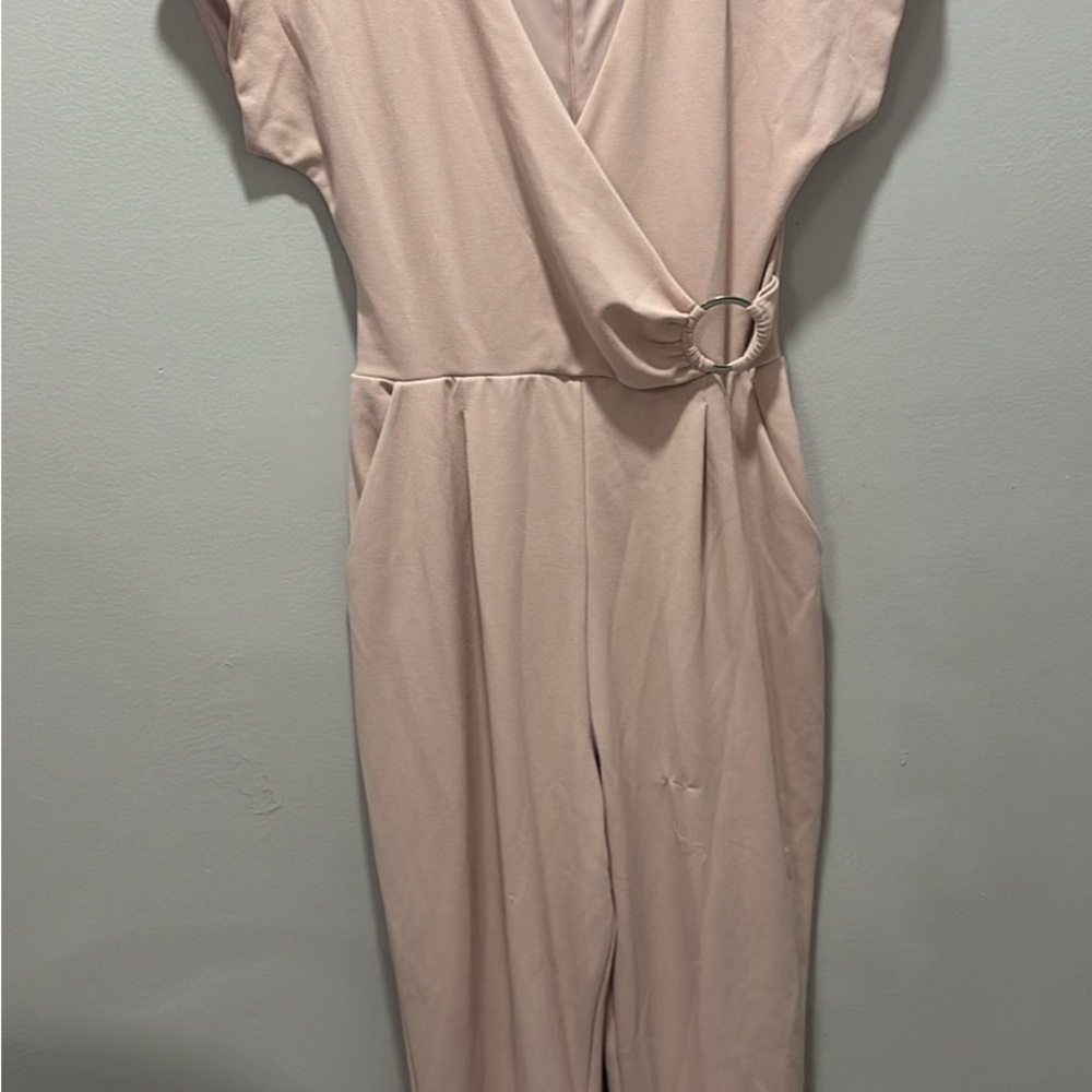 Express Blush Jumpsuit with Ring Detail